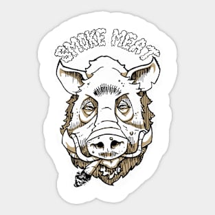 Smoke Meat Sticker